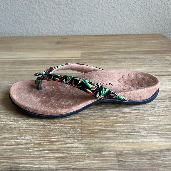 Vionic Bella II Black Toe-Post Sandal Flip Flop Women's Size 6 Tropical - Picture 5 of 10